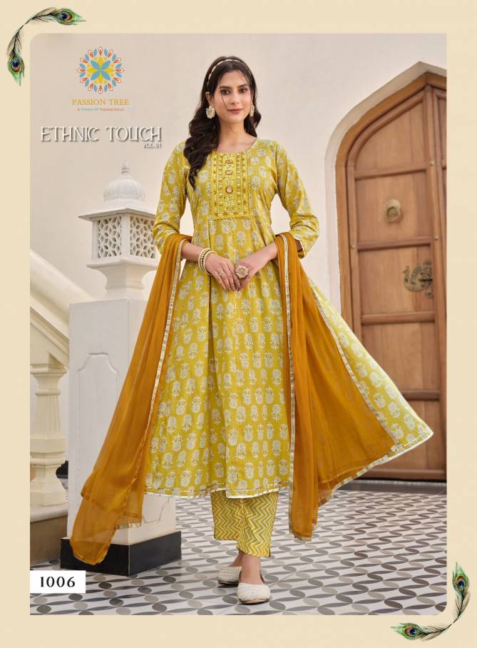 Ethnic Touch Vol 1 By Passion Tree Anarkali Readymade Suits Wholesale Price In Surat
